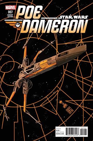 Poe Dameron issue 7-B Francesco Francavilla Cover