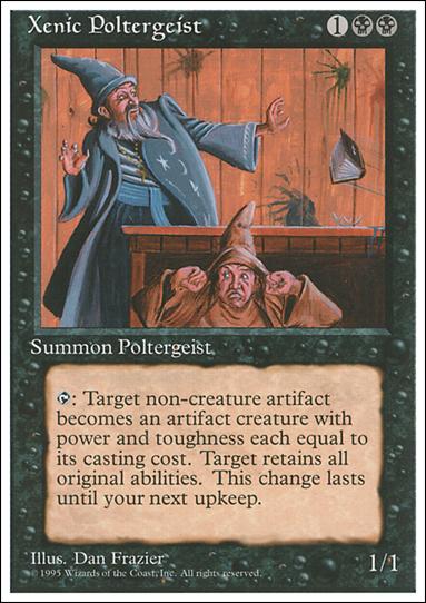 Magic the Gathering: 4th Edition (Base Set) card 173 Xenic Poltergeist