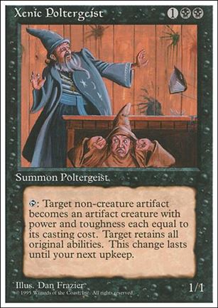 Magic the Gathering: 4th Edition (Base Set) card 173 Xenic Poltergeist