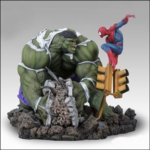 Marvel Versus Series Dioramas item 7 Hulk vs Spider-Man 1/750 