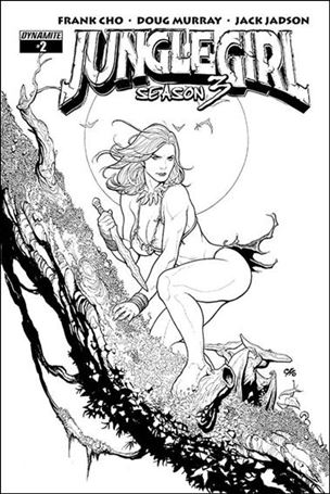 Jungle Girl Season 3 issue 2-B Black & White Cover 1:10