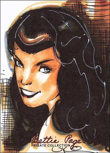 Bettie Page Private Collection (Preview) card Sketch 2