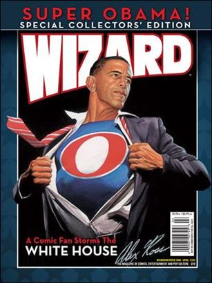 Wizard: The Magazine of Comics, Entertainment and Pop Culture issue 210-C Alex Ross Obama Cover