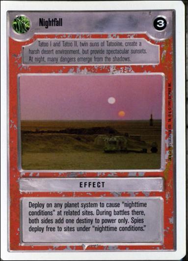 Star Wars: Premiere Unlimited (Base Set) card 216 Nightfall
