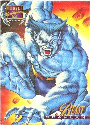 1995 Marvel Masterpieces (Canvas Subset) card 2 Beast