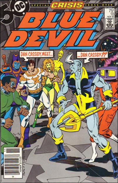 Blue Devil issue 18-B Newsstand Cover
