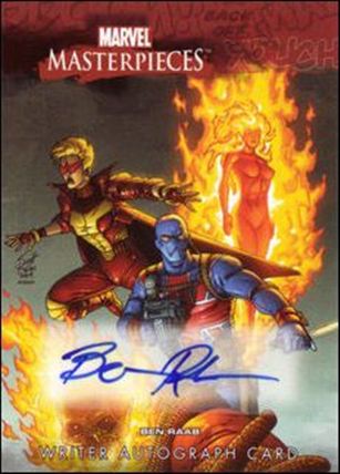 2008 Marvel Masterpieces: Series 3 (Writer Autograph Subset) card BR Ben Raab