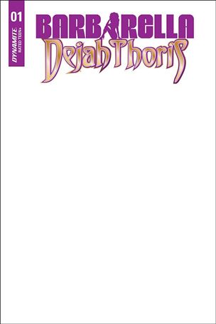 Barbarella / Dejah Thoris issue 1-K Blank Authentix Cover