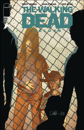 Walking Dead Deluxe issue 34-B Charlie Adlard "Fence" Cover