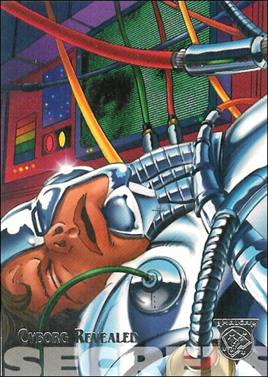 Amalgam Comics (Base Set) card 58 Cyborg Revealed