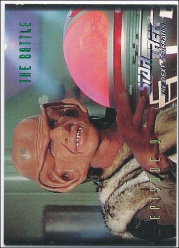 Star Trek: The Next Generation - The Episode Collection Season One (Base Set) card 35 The Battle, Episode 9B