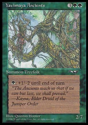 Magic the Gathering: Alliances (Base Set) card 104 Yavimaya Ancients
