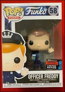 Pop! Funko - Freddy Funko figure 58 Officer Freddy (NYCC Limited Edition)