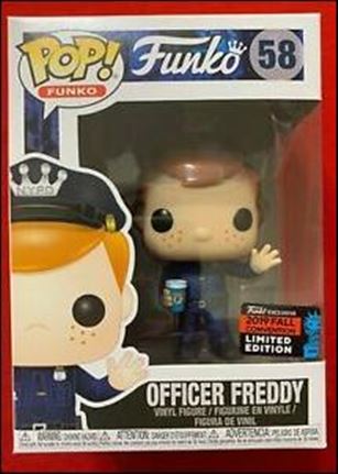 Pop! Funko - Freddy Funko figure 58 Officer Freddy (NYCC Limited Edition)