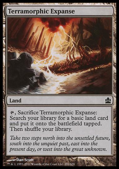 Magic the Gathering: Commander (Base Set) card 291 Terramorphic Expanse