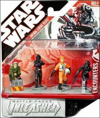 Star Wars: Unleashed Multi-Figure Battle Packs figure 28 Death Star Encounters - Imperial and Rebel Pilots