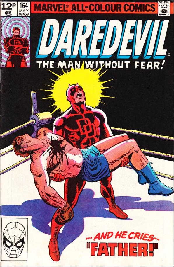 Daredevil (1964) issue 164-B UK Price Cover