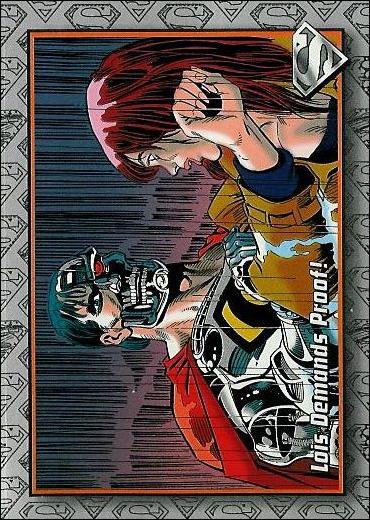Return of Superman (Base Set) card 10 Lois Demands Proof!