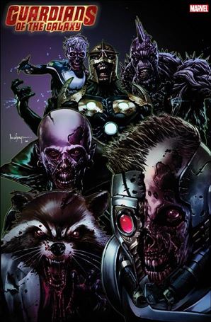 Guardians of the Galaxy (2020) issue 4-B Mico Suayan Marvel Zombies Cover
