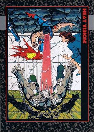 Doomsday: The Death of Superman (Base Set) card 81 Heat Vision!