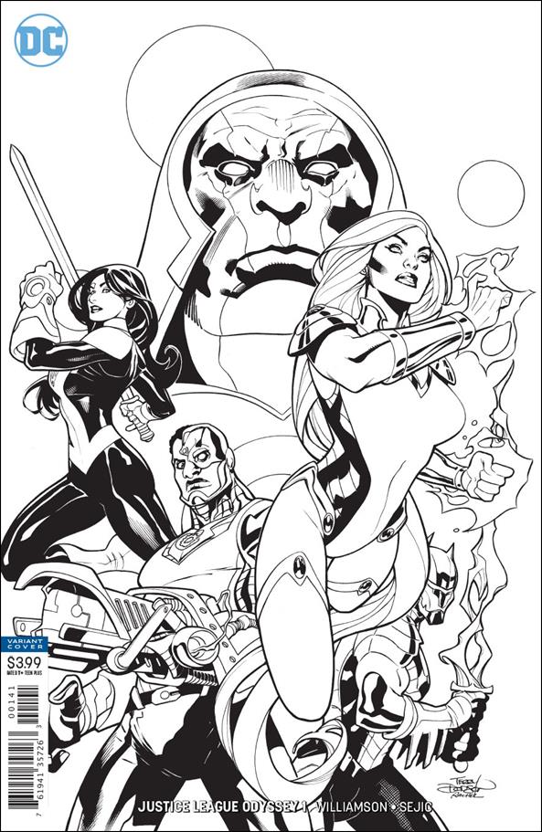 Justice League Odyssey issue 1-C Terry Dodson Black & White Cover