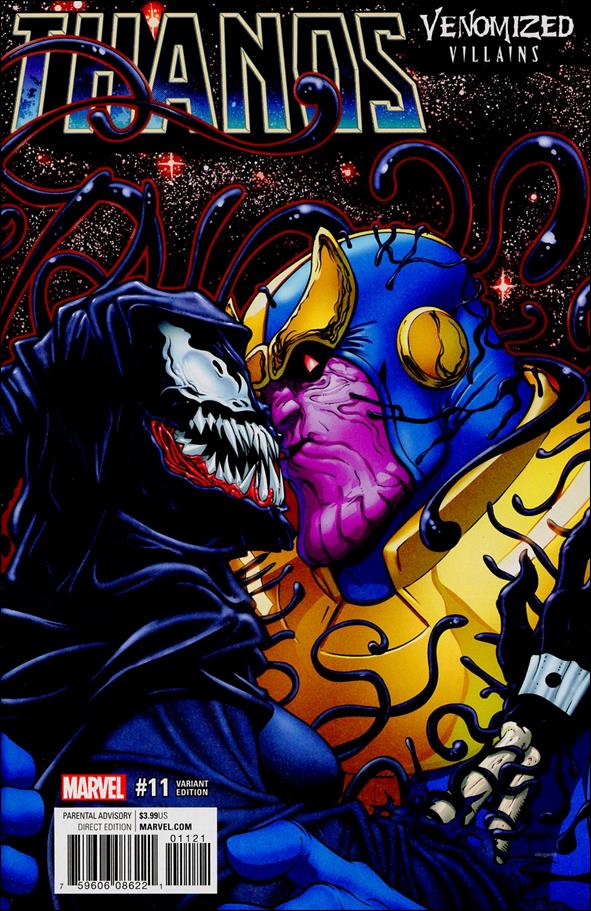 Thanos (2017) issue 11-B Will Robson Venomized Villains Cover