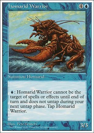 Magic the Gathering: 5th Edition (Base Set) card 92 Homarid Warrior