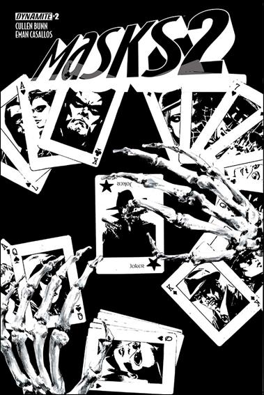 Masks 2 issue 2-E Butch Guice 1:15 Black & White Cover