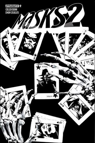 Masks 2 issue 2-E Butch Guice 1:15 Black & White Cover