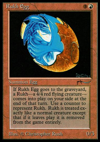 Magic the Gathering: Arabian Nights (Base Set) card 43 Rukh Egg