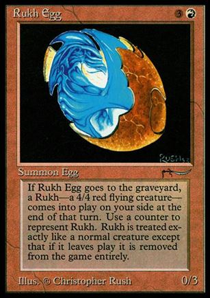 Magic the Gathering: Arabian Nights (Base Set) card 43 Rukh Egg
