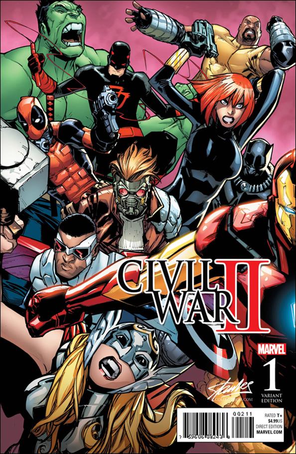 Civil War II issue 1-TI Humberto Ramos Stan Lee Collectibles Cover