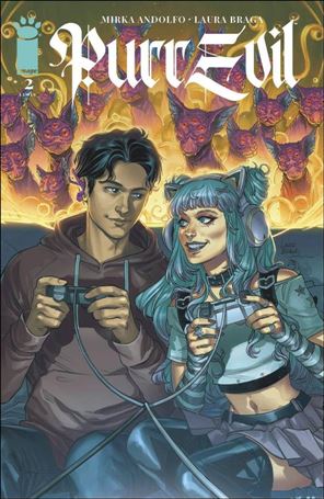 Purr Evil issue 2 Laura Braga Cover