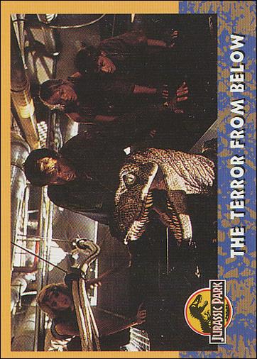 Jurassic Park (Base Set) card 64 The Terror from Below