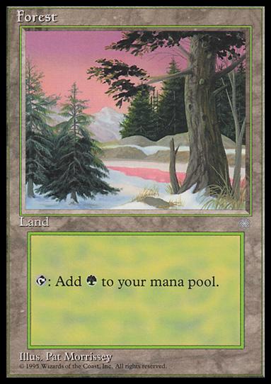 Magic the Gathering: Ice Age (Base Set) card 372-B Forest