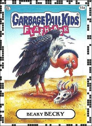 Garbage Pail Kids: Flashback Series 2 (White Border Base Set) card 18a Beaky Becky