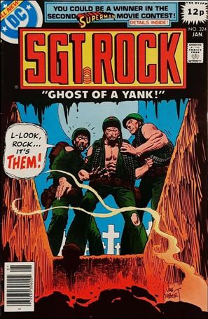 Sgt. Rock (1977) issue 324-B UK Price Cover