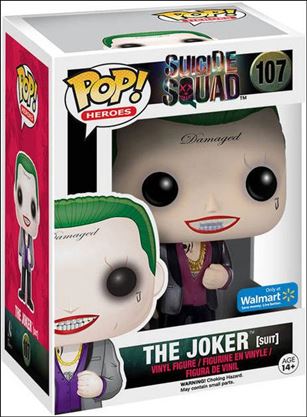 POP! Heroes figure 107 The Joker (Suit) Walmart Exclusive
