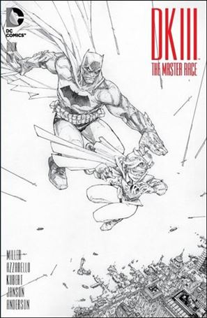 Dark Knight III: The Master Race issue 1-SA Kenneth Rocafort ComicConBox.com B&W Cover