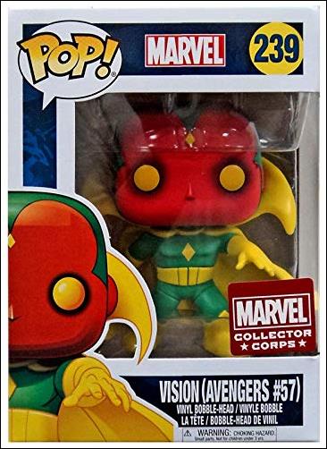POP! Marvel figure 239 Vision (Avengers #57)