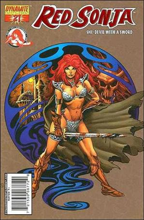Red Sonja (2005) issue 21-F Frank Brunner Fiery Red Foil Cover with COA 1/440