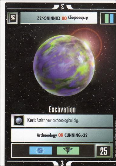 Star Trek: Premiere Unlimited (Base Set) card 154 Excavation