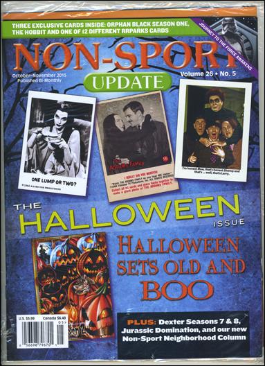 Non-Sport Update (2015) issue 5 Polybagged with Promo Cards