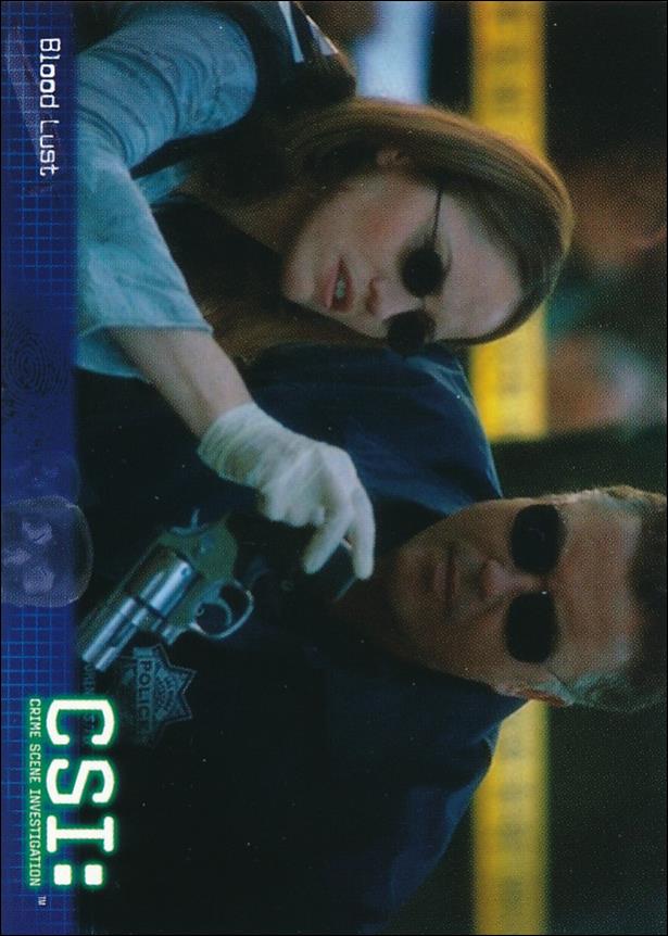 CSI: Crime Scene Investigation - Series Two (Base Set) card 10 Blood Lust