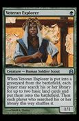 Magic the Gathering: Commander (Base Set) card 177 Veteran Explorer