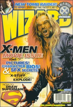 Wizard: The Comics Magazine issue 107-D Joe Jusko Sabretooth Cover