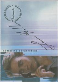 X-Files: Seasons 4 & 5 (Autograph Subset) card A4 Laurie Holden as Marita Covarrubias