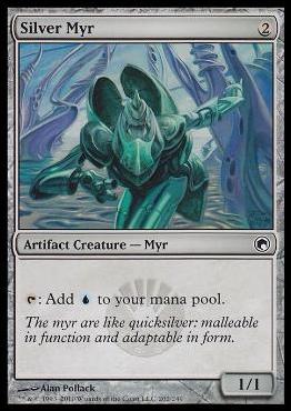 Magic the Gathering: Scars of Mirrodin (Base Set) card 202 Silver Myr