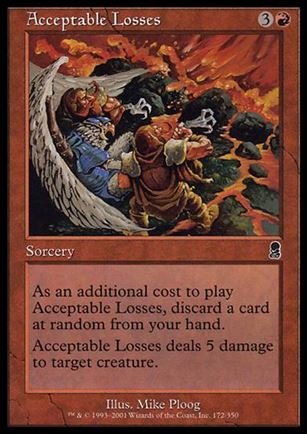 Magic the Gathering: Odyssey (Base Set) card 172 Acceptable Losses