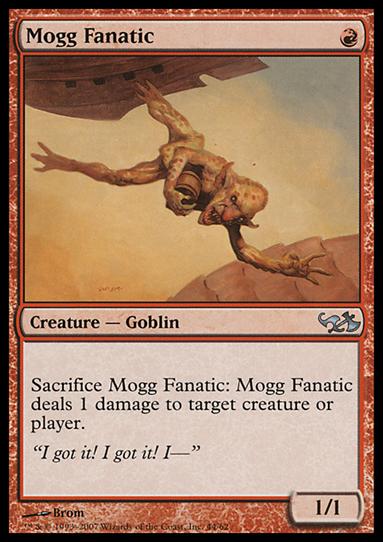 Magic the Gathering: Duel Decks: Elves vs. Goblins (Base Set) card 44 Mogg Fanatic